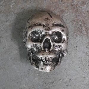 Concho Crâne XL Vieil Argent