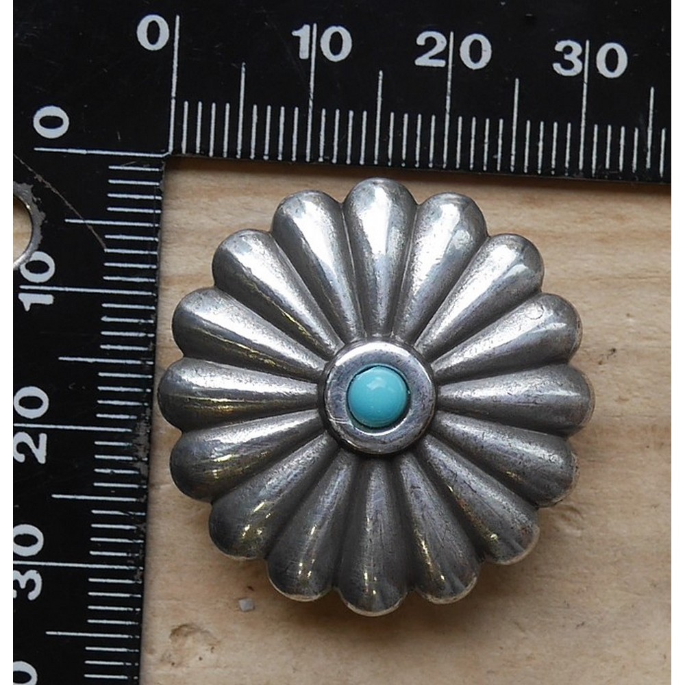 Concho turquoise 32 mm – Image 2