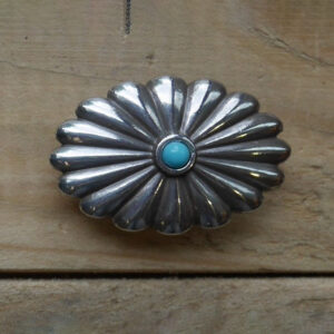Concho turquoise ovale