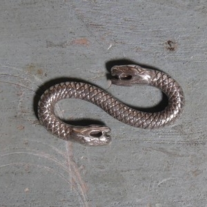 Crochets bracelet serpent vieil argent