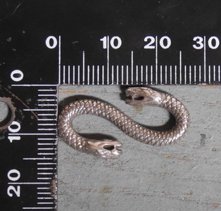 Crochets bracelet serpent vieil argent – Image 2