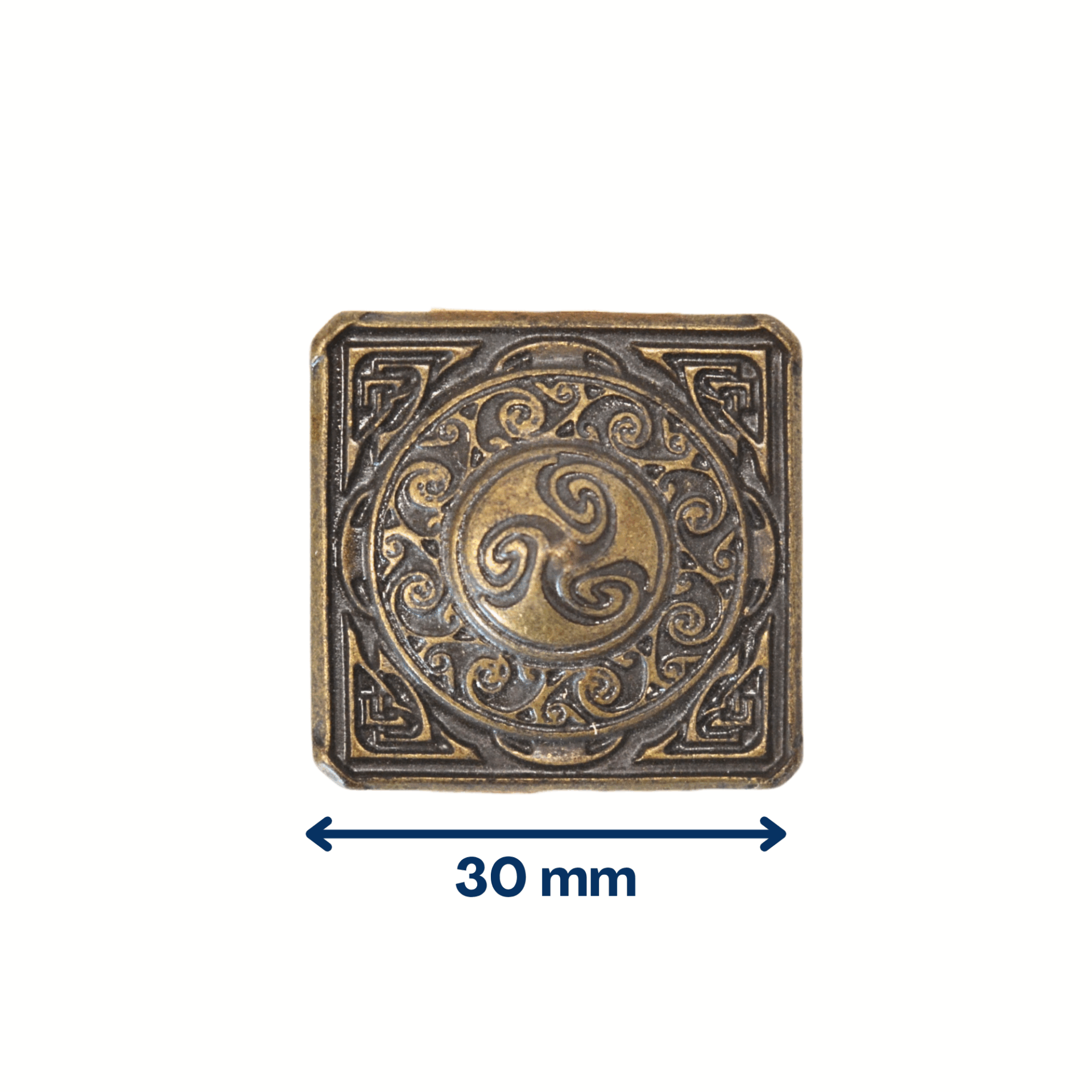 Carré celtique – Vieux laiton