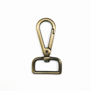 Mousqueton – Vieux Laiton – 25 mm