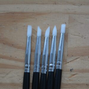 Lot pinceaux à colle contact en silicone
