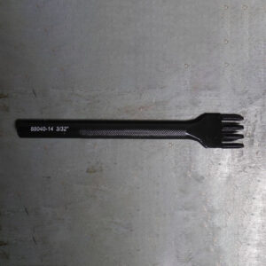 Emporte-pièce plat pour tressage 4 dents