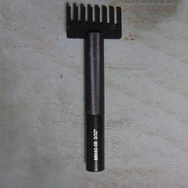 Emporte-pièce plat pour tressage 8 dents