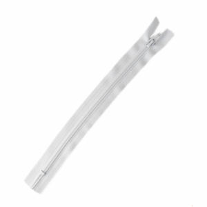 [FIN DE SÉRIE] Lot Fermetures à glissières – Blanche 22 cm