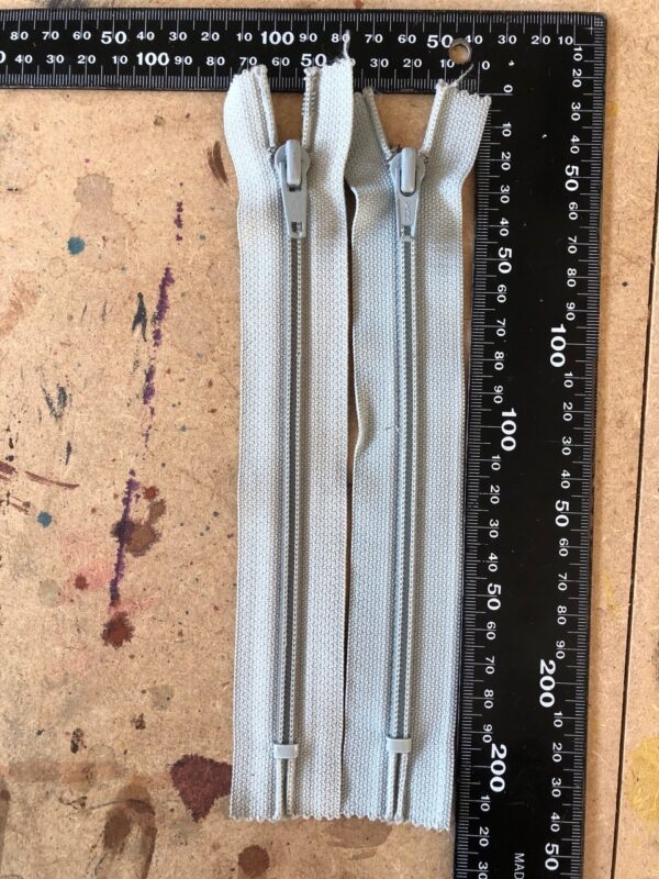 Fermeture à glissière bleu, YKK 18 cm – Image 2