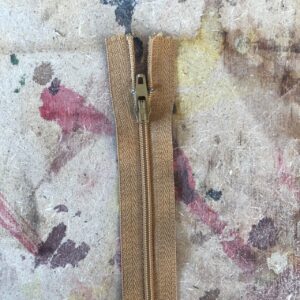 Fermeture à glissière jaune/orange, YKK 14 cm