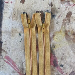 Lot de fermetures à glissière jaune/orange, 19 cm