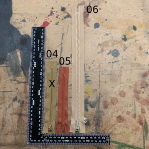 Fermeture à glissière jaune orange n°4 15cm