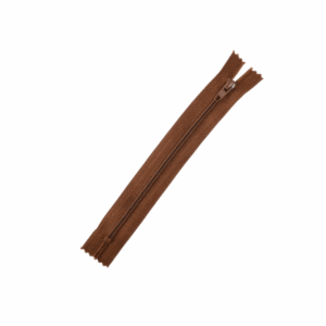 [FIN DE SÉRIE] Lot Fermetures à glissières – Marron 18 cm