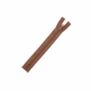 [FIN DE SÉRIE] Lot Fermetures à glissières – Marron 16 cm