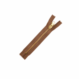 [FIN DE SÉRIE] Lot Fermetures à glissières – Marron 15 cm