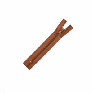 [FIN DE SÉRIE] Lot Fermetures à glissières – Marron 15 cm