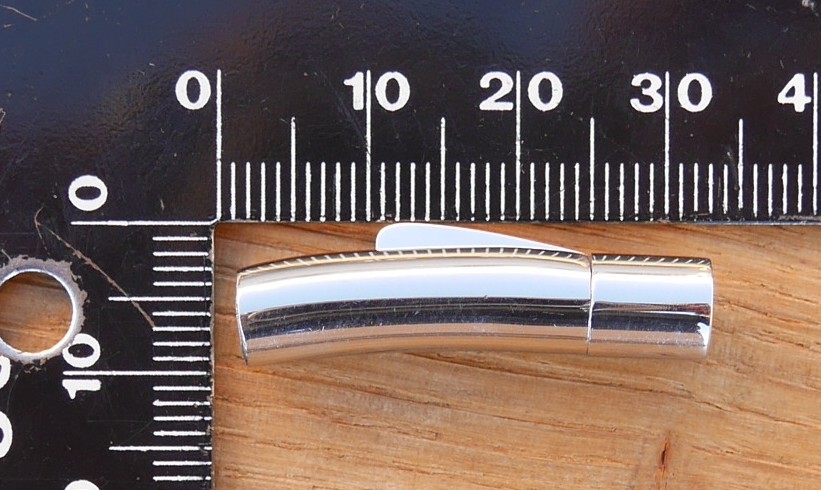 Fermoir bracelet acier inoxydable - 5 mm – Image 5