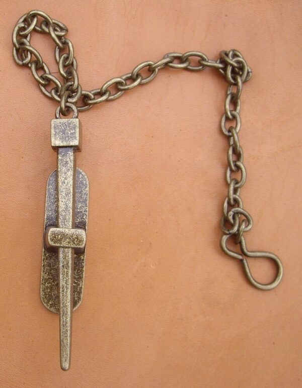 Fermoir broche - Vieux laiton – Image 3