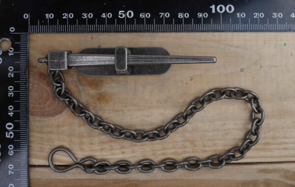 Fermoir "broche" - Vieil argent – Image 2