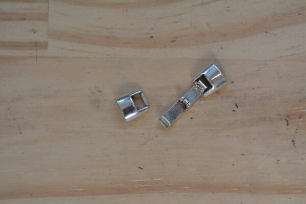 Fermoir "homard" pliable nickel – Image 7