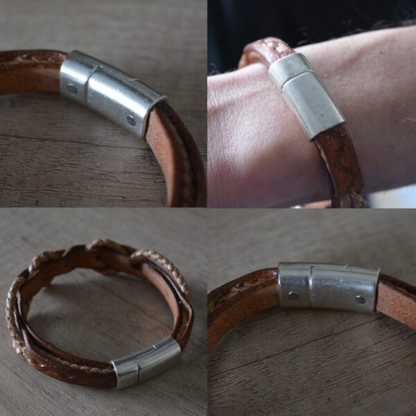 Fermoir magnétique pour bracelet - Argent Vieilli – Image 4