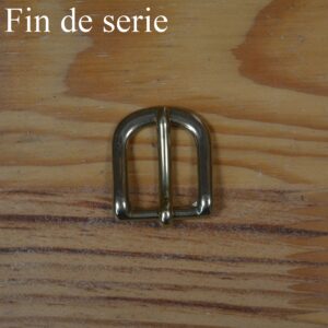 Boucle laiton massif – Finition laiton – 13 mm