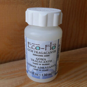 Gomme adragante pour finition de tranche