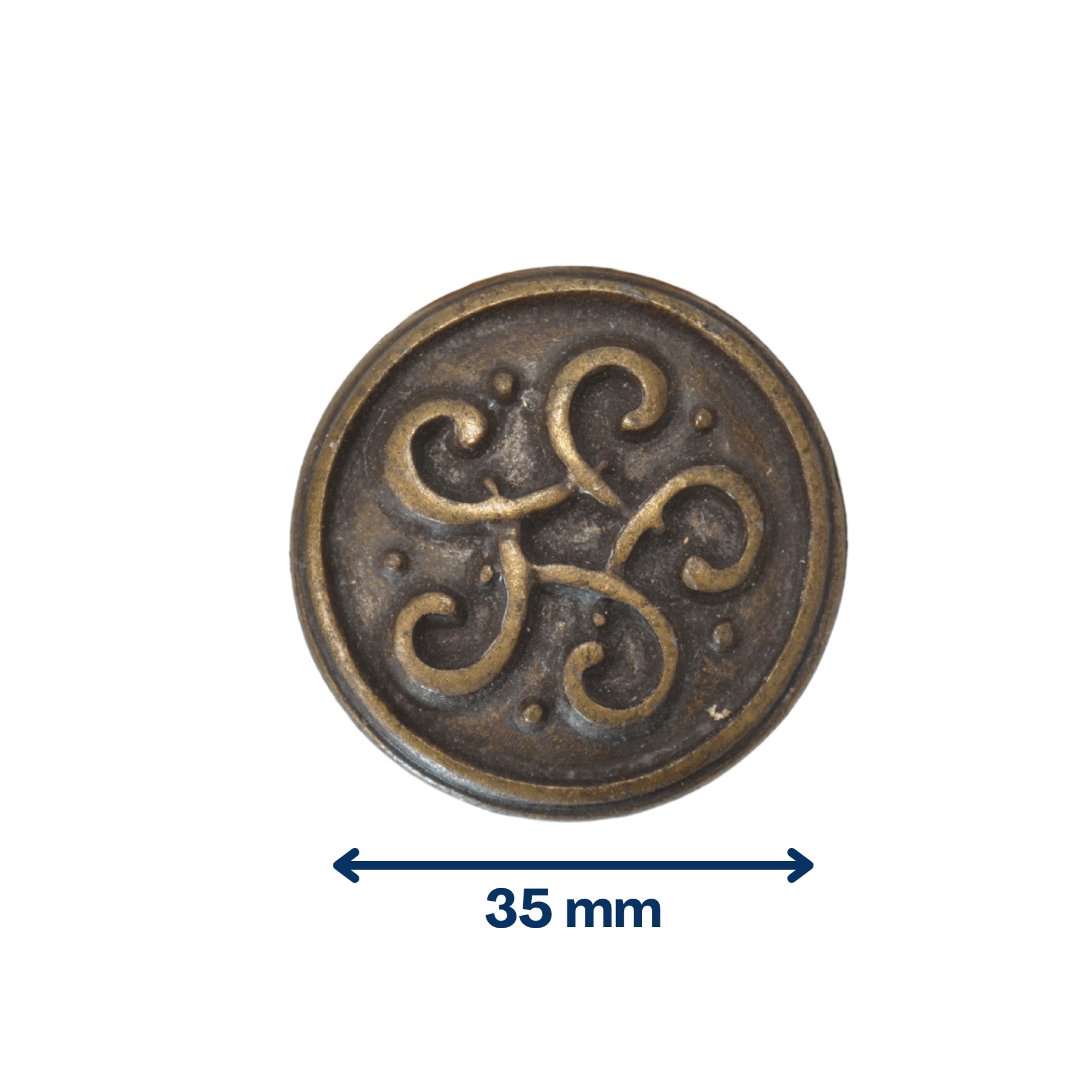 Grand nœud celtique – laiton vieilli