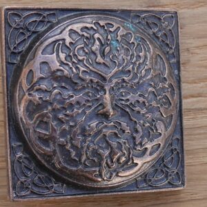 Green man cuivre