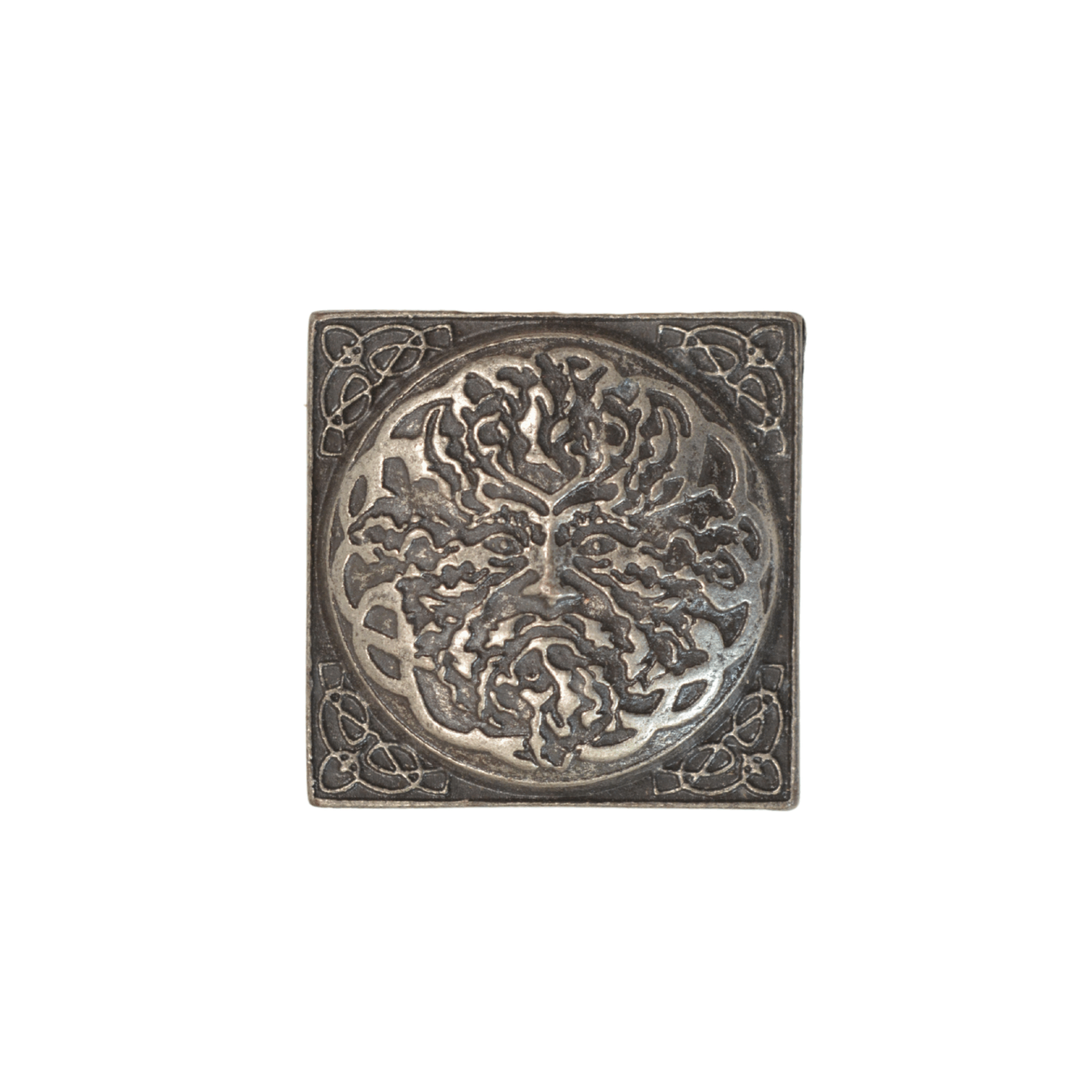 Green man argent