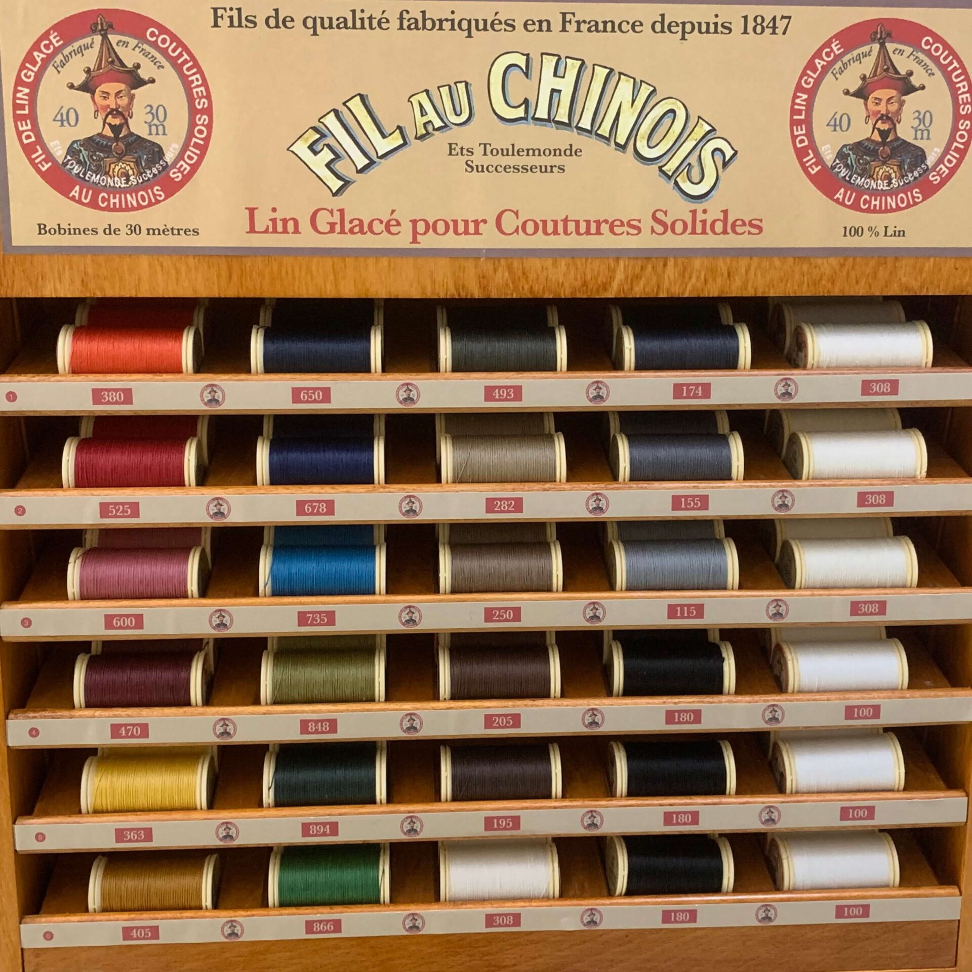 Fil de lin glacé - 832