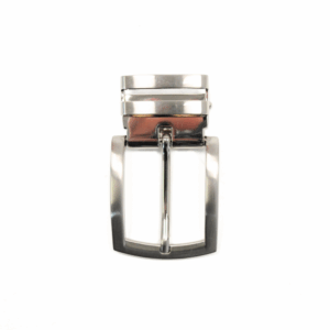 Boucle à griffe + passants – Nickel – 35 mm – JC0061