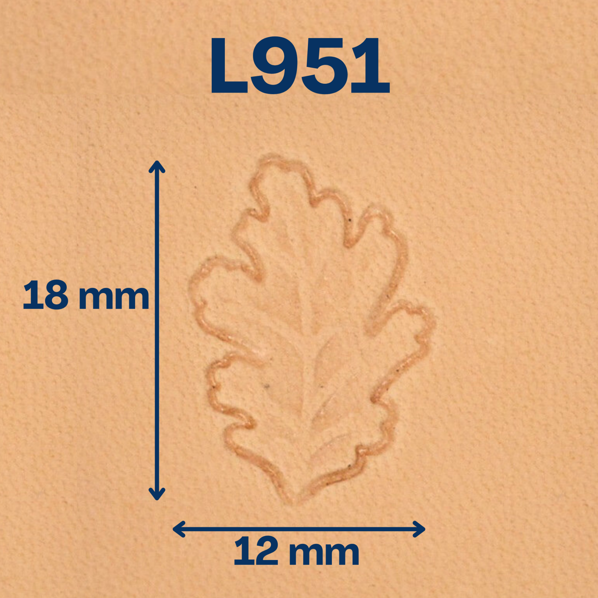 Matoir L951 feuille de chêne orienté à gauche – Image 2