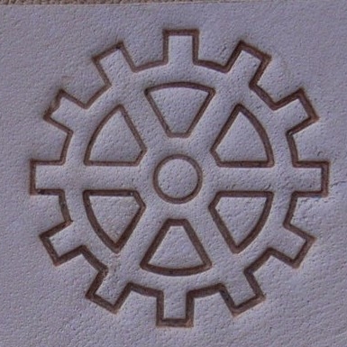 Matoir "3D" engrenage steampunk fin