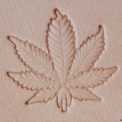 Matoir "3D" feuille de chanvre