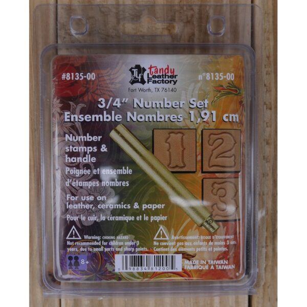Matoir cuir coffret chiffres 1,9 cm – Image 2
