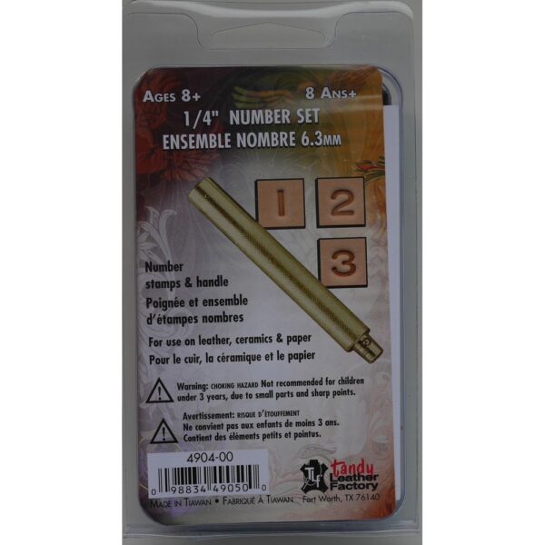 Matoir cuir coffret chiffres 6,3 mm – Image 2