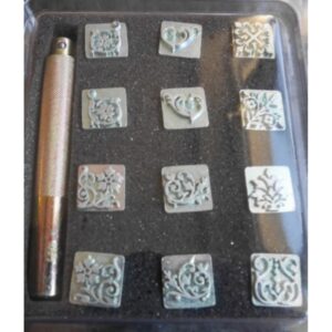 Matoir cuir coffret floral 3D mini