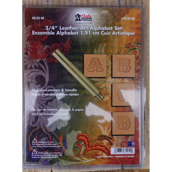 Matoir cuir coffret lettres 1,9 cm – Image 2