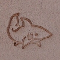 Matoir mini "3D" cuir - Requin – Image 2