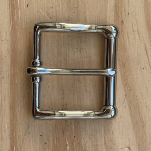 Boucle laiton massif finition nickel à rouleau 40 mm MB0919R