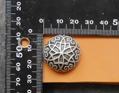 Nœud gothique vieil argent 25 mm – Image 4