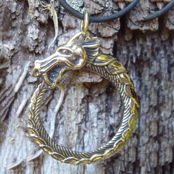 Pendentif en bronze - Jormungrandr