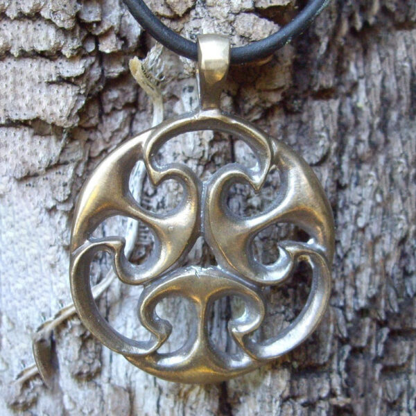 Pendentif en bronze - nœud celtic
