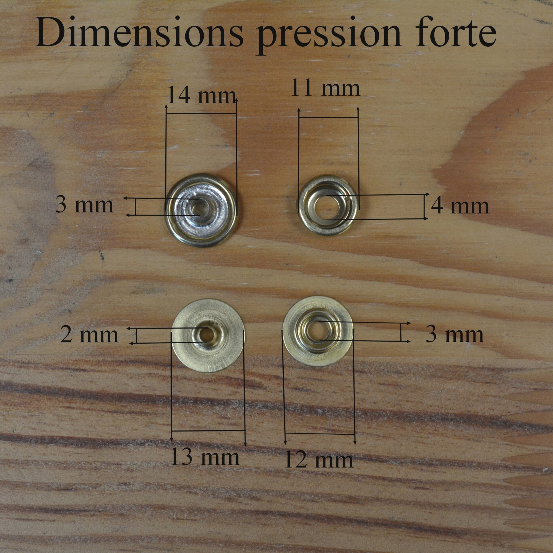 Pressions fortes 14 mm – Image 7