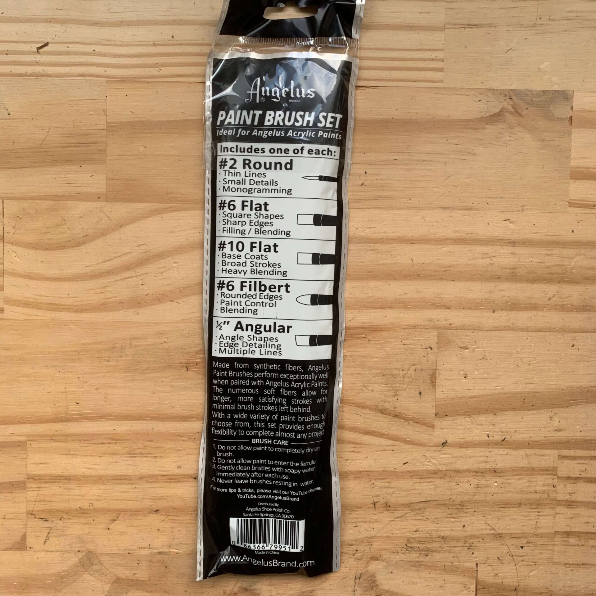 Pinceaux peinture Angelus – Image 3