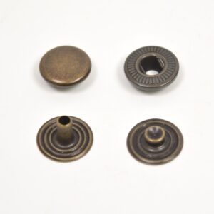 Pressions 12 mm – Vieux laiton