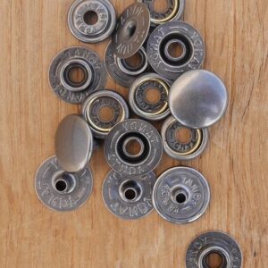 Pression antique nickel Tandy Leather par 10