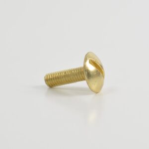 Vis à rallonge laiton brut 3*10 mm / Vis pour vis chicago et bouton de col