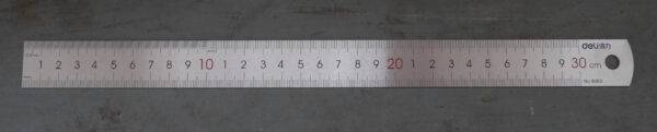 Réglet inox flexible - 30 cm
