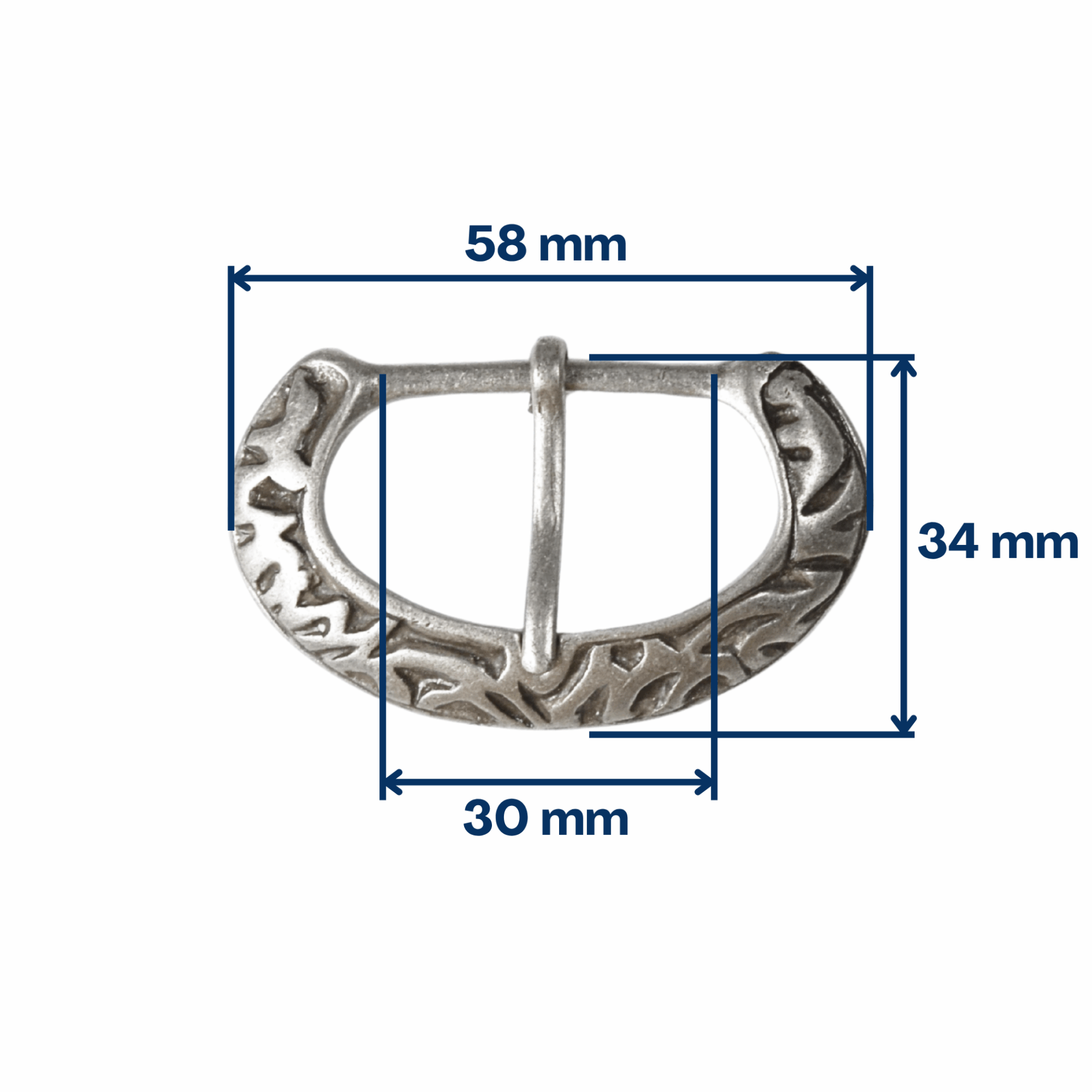 Boucle du haut Moyen-Âge - Vieil-argent – Image 2
